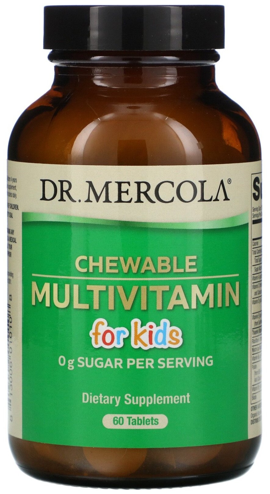 Dr. Mercola Chewable Multivitamin for Kids (Жевательные мультивитамины для детей) 60 таблеток (Dr. Mercola)