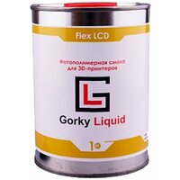 Gorky Liquid Фотополимерная смола Flex Черная 1 кг 52069