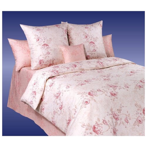 фото Постельное белье cotton dreams (перкаль) «ameli (valencia) пастельно-розовая гамма» (1.5-спальное)
