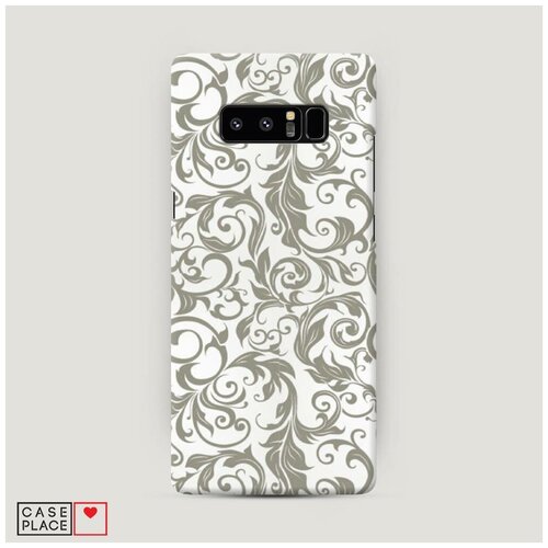 фото Чехол пластиковый samsung galaxy note 8 цветочный узор 12 case place