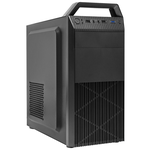 Корпус mATX BoxIT 3016BB 450w 1xUSB3.0 + 2xUSB2.0 black - изображение