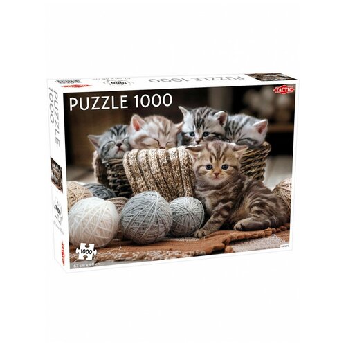 пазлы 500 деталей кайоми веселые котята Пазлы Котята 1000 деталей, Tactic