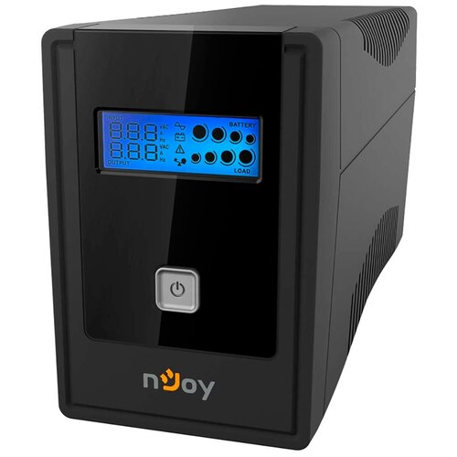 Блок бесперебойного питания NJOY Cadu 650 (UPCMTLS665TCAAZ01B) ups sven pro 650 90вт lcd usb rg 45 2 евро розетки