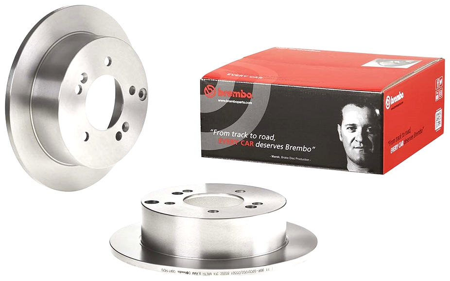 Тормозной диск BREMBO , задний - фото №1