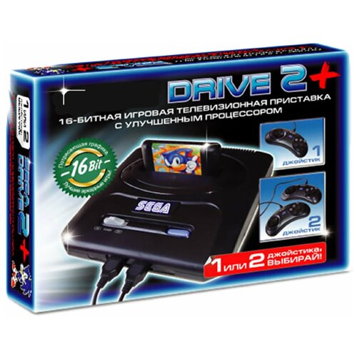 фото Без тм игровая приставка 16 бит (drive 2 black)