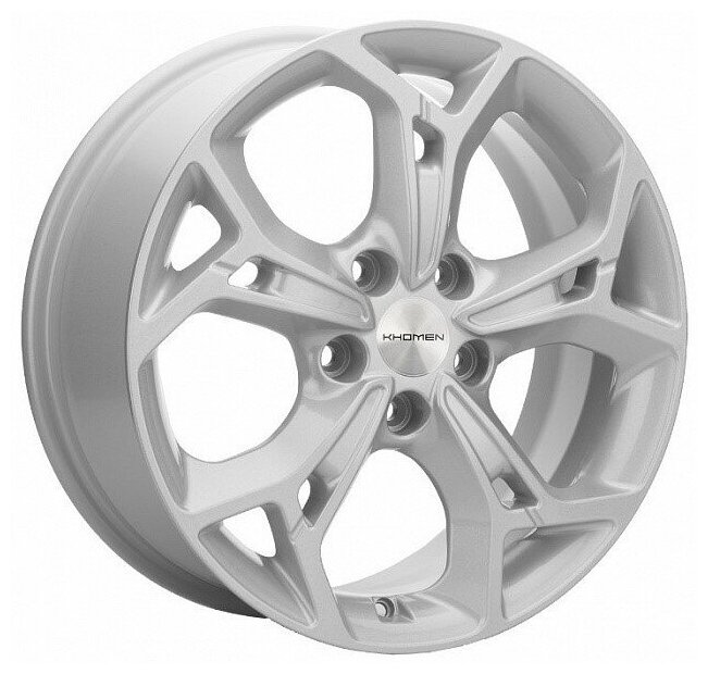 KHOMEN WHEELS WHS498493 7x17/5x112 ET40 D57,1 KHW1702 (Kodiaq/Tiguan) F-Silver
