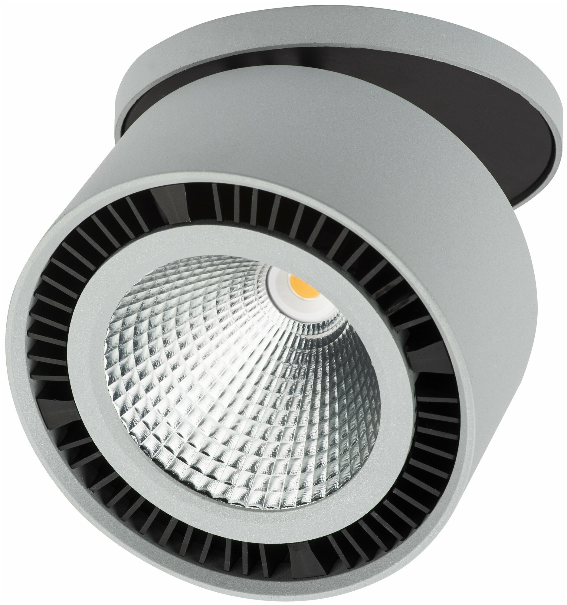 Светильник Lightstar Forte Inca 214849, LED, 40 Вт, 4000, нейтральный белый, цвет арматуры: серый, цвет плафона: серый - фотография № 3