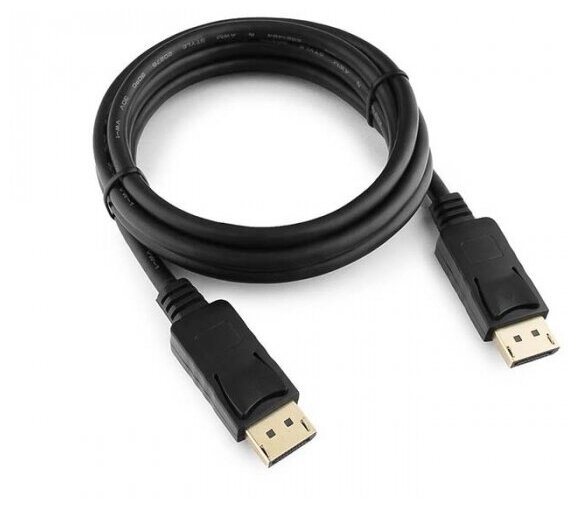 Cablexpert Кабель DisplayPort 1.8м 20M/20M черный экран пакет CC-DP-6