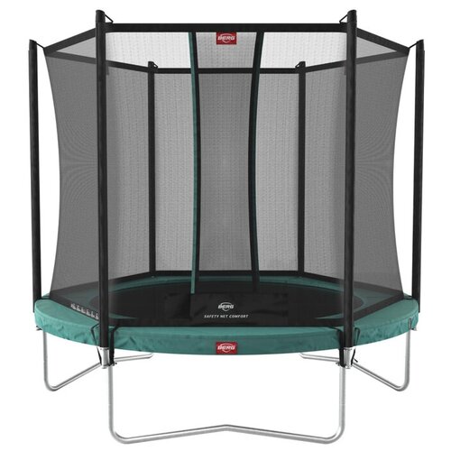 Каркасный батут Berg InGround Favorit + Safety Net Comfort 330 330х330х200 см , green батут berg favorit regular 270 grey защитная сетка comfort