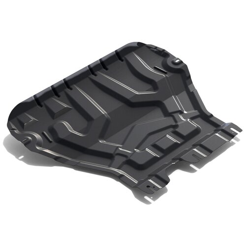 фото Защита картера и кпп автоброня для skoda octavia a7 2013-2020, штампованная, сталь 1.5 мм, с крепежом, 111.05111.1