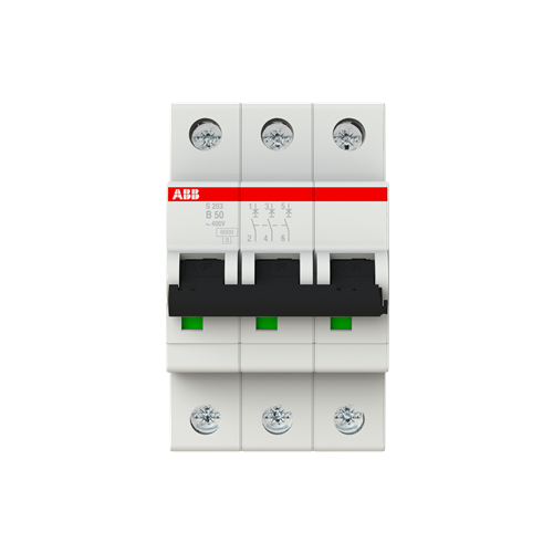 Автоматический выключатель ABB S203 (B) 6kA 50 А