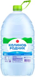 Вода питьевая Калинов Родник негазированная, ПЭТ, 9 л