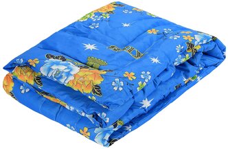 Одеяло синтепон -всесезонное 1,5 спальное цветное стеганное Соня