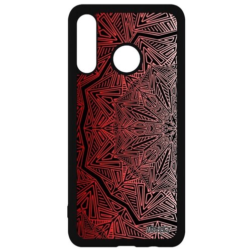 фото Модный чехол на телефон // huawei p30 lite // "мандала" спиритуальный роза, utaupia, красный