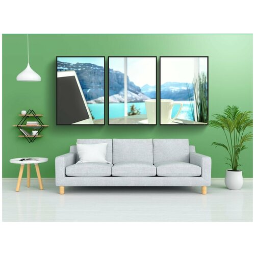 фото Набор модулных постеров для интерьера "квартира, отель, роскошь" 60x90 см. в тубусе, без рамки lotsprints