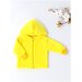 Джемпер Снолики детский, капюшон, размер 80, желтый