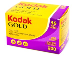 Фотопленка Kodak Gold 200/36, 200 ISO, 32 г, 1 шт.