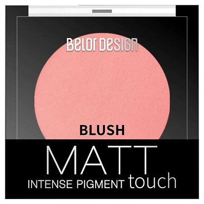 BelorDesign Румяна для лица Matt Touch, тон 201