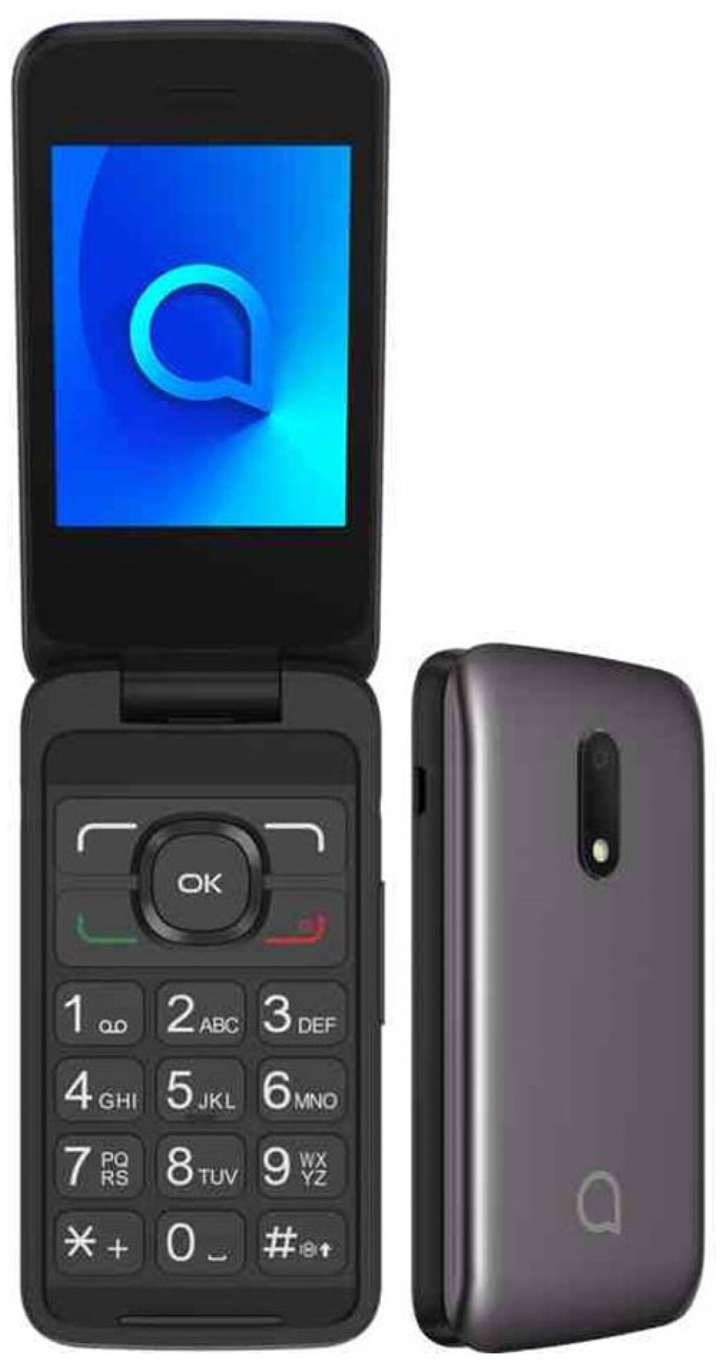 Мобильный телефон Alcatel 3025X 3G, серый