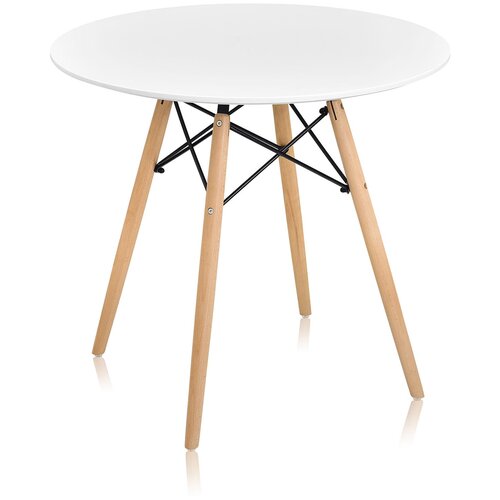 Стол обеденный DSW D80 белый