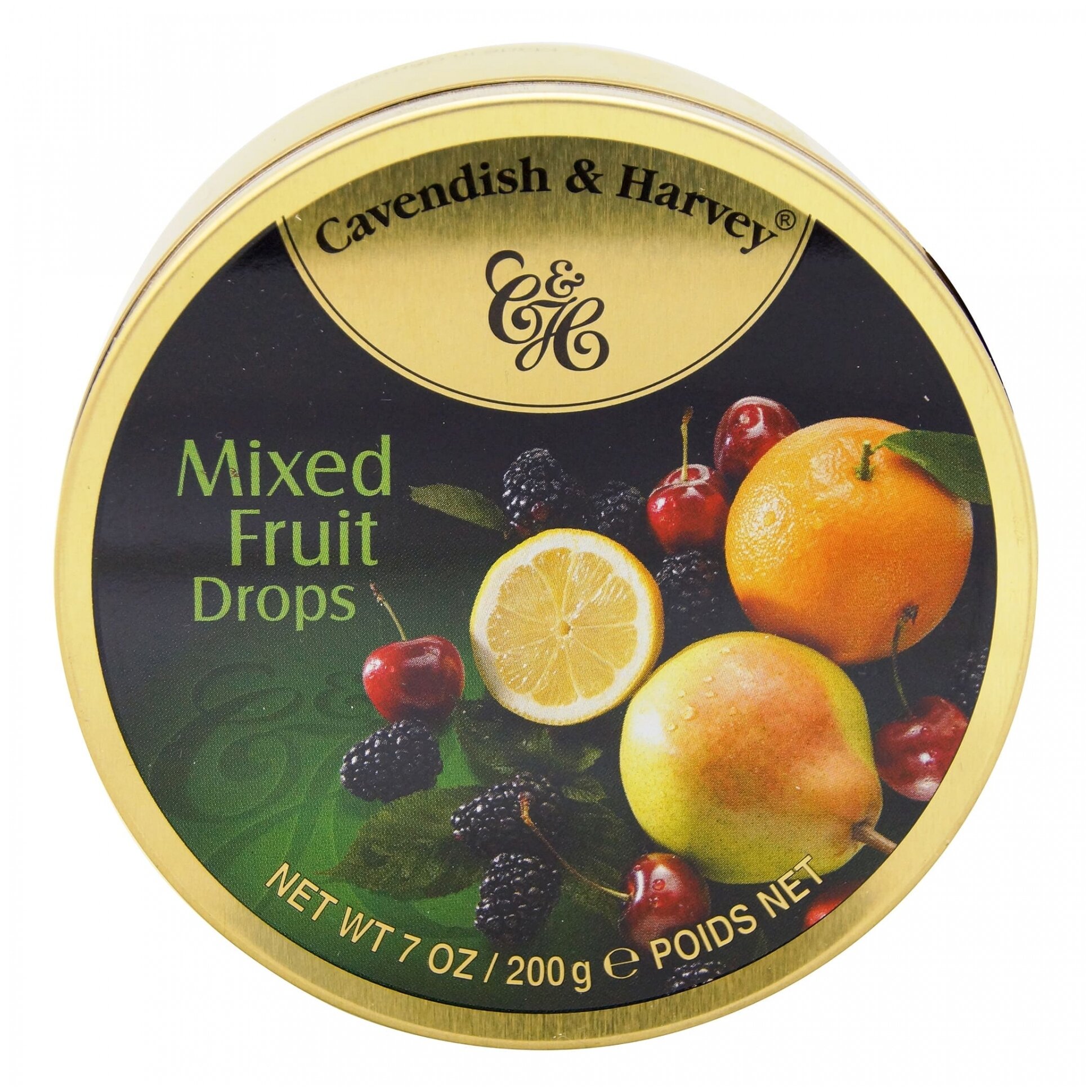Cavendish & Harvey леденцы Mixed Fruit Drops 200г - фотография № 3