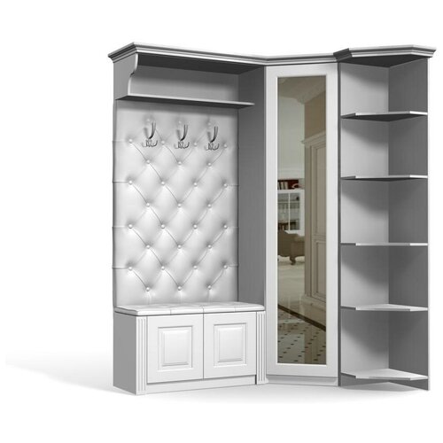 Прихожая Классика-3 МДФ ШxГxВ 1600/1200*400*2200 Мегамебель