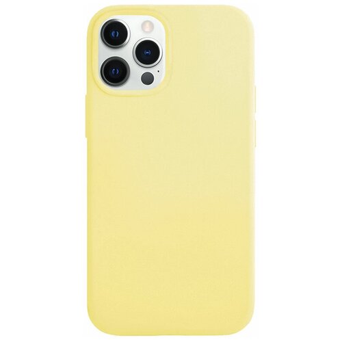 Чехол VLP Чехол защитный VLP Silicone Сase для iPhone 12 Pro Max, желтый vlp silicone сase для iphone 12 pro max красный