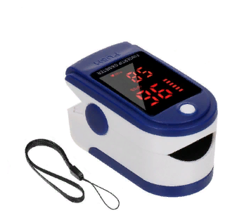 Цифровой пульсоксиметр для измерения пульса и кислорода в крови / Портативный пульсоксиметр / FINGERTRIP PULSE Oximeter Lk87