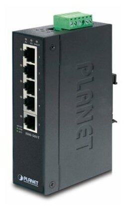 Коммутатор Planet (ISW-501T) IP30 Slim type 5-Port