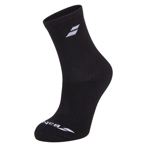 Носки спортивные Babolat Socks Junior Unisex x3 Black 5JA1371-2000, 31/34