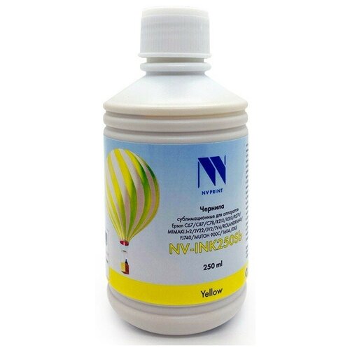 Чернила NV Print NV-INK250 Yellow Sb сублимационные для принтеров Epson C67/ C78/ C87/ R210/ R270/ R310 (250ml)