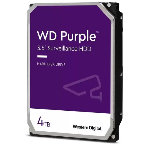 Жесткий диск Western Digital WD Purple 4 ТБ WD42PURZ жесткий диск western digital wd purple 1 тб wd10purx