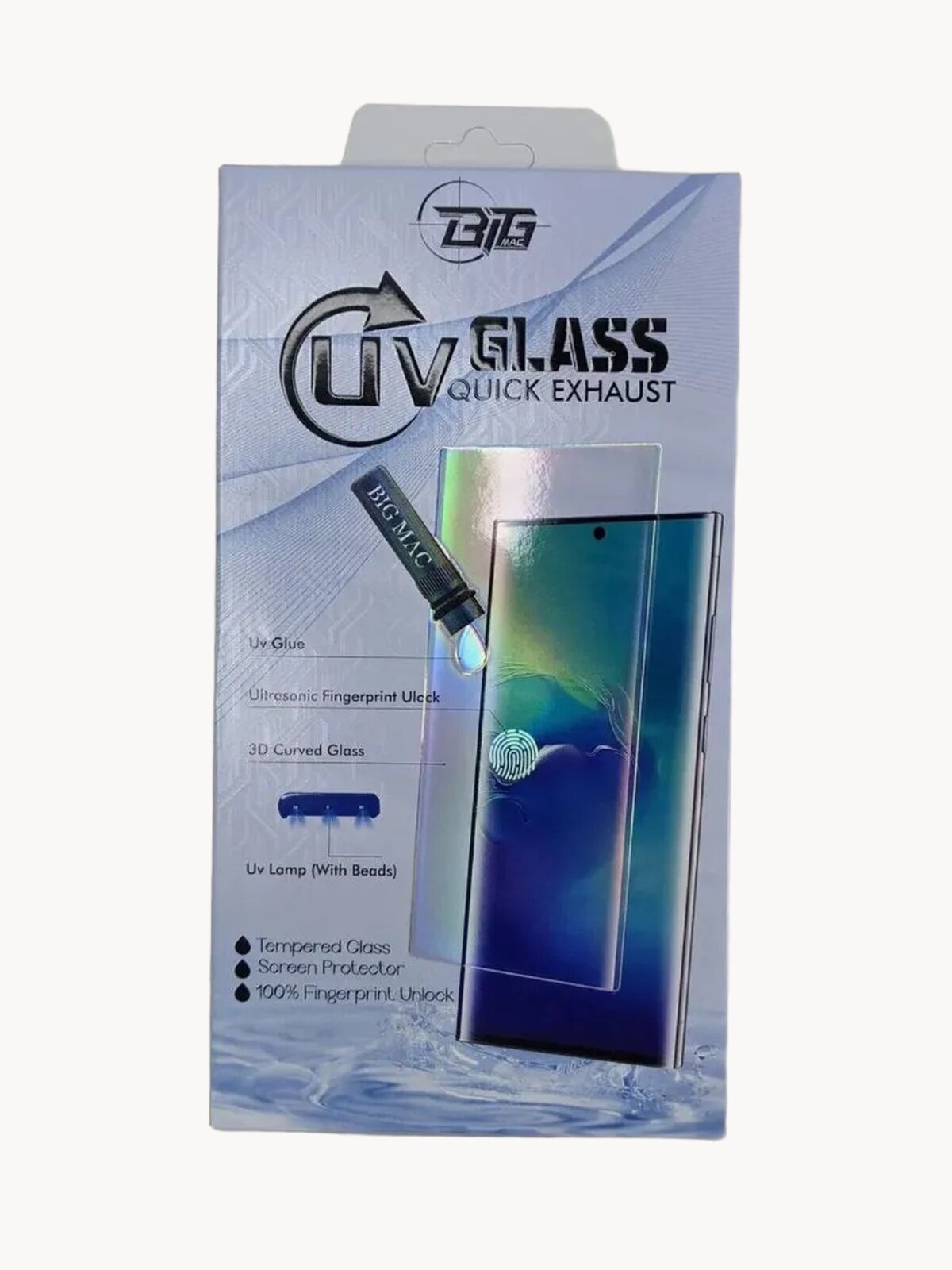 Защитное стекло для Realme 12 Pro / 12 Pro Plus P1 Pro с UV УФ клеем и лампой