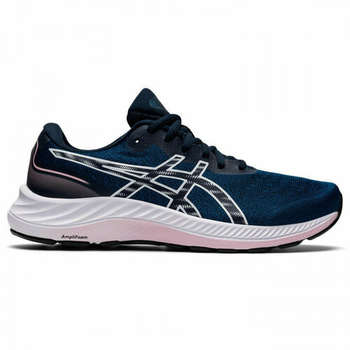 Кроссовки ASICS, размер 7,5 US, синий, белый