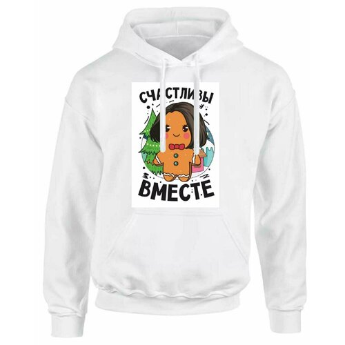 фото Худи goodbrelok, размер 50, белый