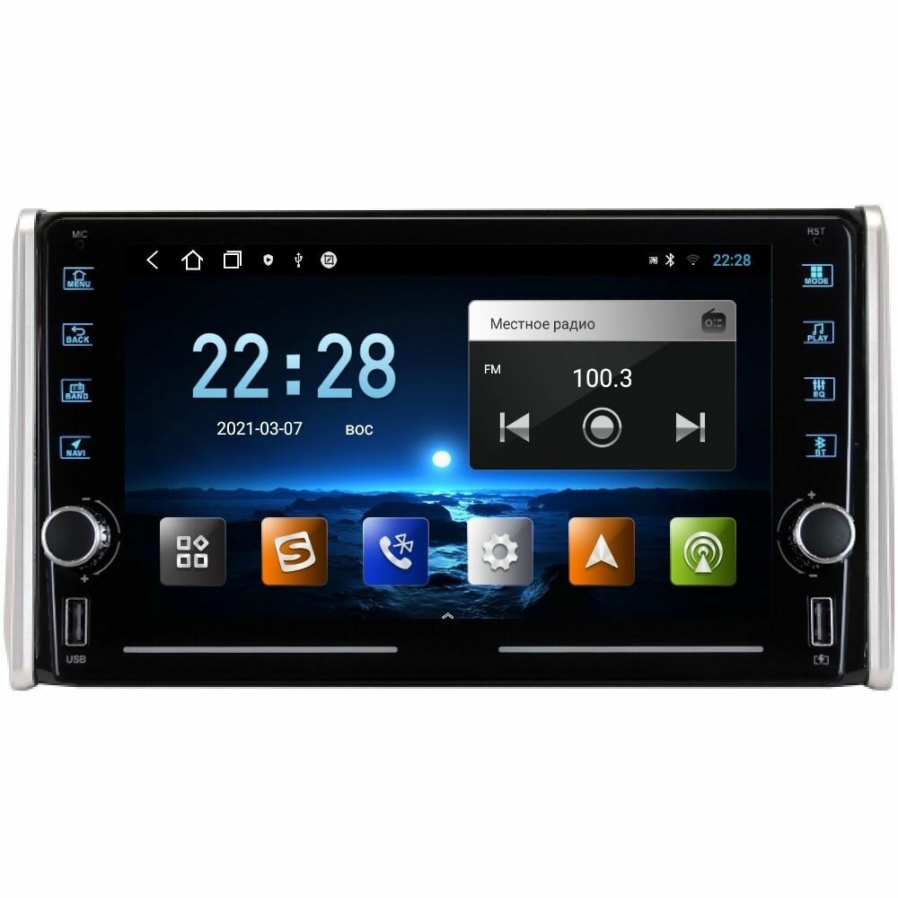 Магнитола R320 Тойота Прадо 150 Toyota Land Cruiser Prado 150 2017-2021 - Android 12 - IPS экран — фото 1