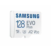 Карта памяти Samsung microSDXC 128 ГБ Class 10, V30, A2, UHS-I U3, R 130 МБ/с, адаптер на SD