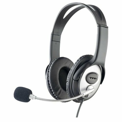 Наушники Perfeo COMMON компьютерные микрофон 108 дБ USB 18 м черные 1410₽