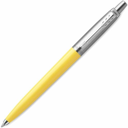Ручка шариковая Parker Jotter Color М, корпус пластиковый, жёлтый, синие чернила