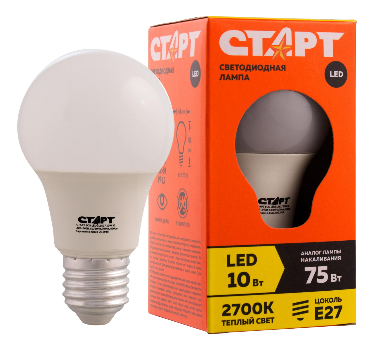 Лампа светодиодная СТАРТ - фото №17