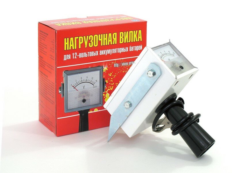 Вилка нагрузочная аккумулятора /100А/ (HB-01) Вымпел 2001