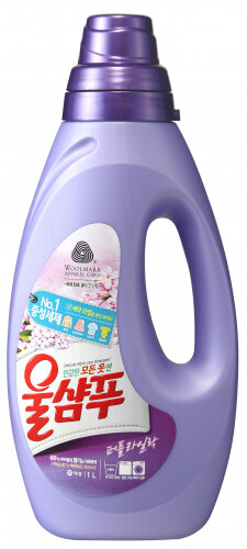 Жидкое средство для стирки Kerasys Aekyung Wool Shampoo свежесть для деликатных тканей 1 л