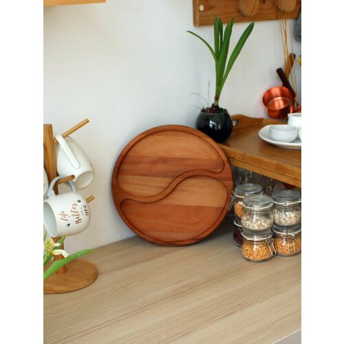 Доска сервировочная, менажница деревянная