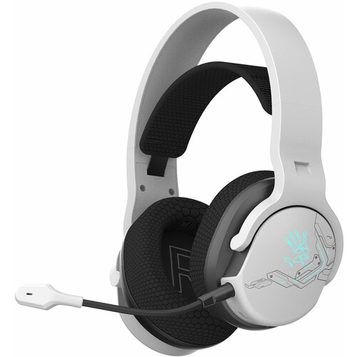 Наушники с микрофоном A4Tech Bloody GR370 белый мониторные BTRadio35mm оголовье GR370 5501₽