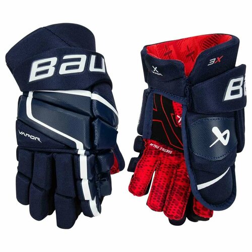 Перчатки хоккейные BAUER Vapor 3X S22 Sr 1059954 (14 / темно-синий)
