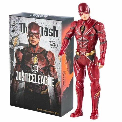 3336 Фигурка игрушка для мальчика Мстители Флэш 33см, Супергерои Лиги Справедливости The Flash