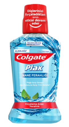 Набор из 3 штук Ополаскиватель для полости рта Colgate plax Освежающая мята 250мл, синий