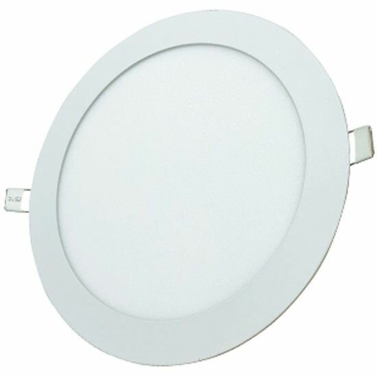 Встраиваемый светильник 3000K D-295мм h-20мм d-280мм 24Вт 2160Лм Свет Теплый белый. Ультратонкая круглая LED панель Foton Lighting уп. 1шт