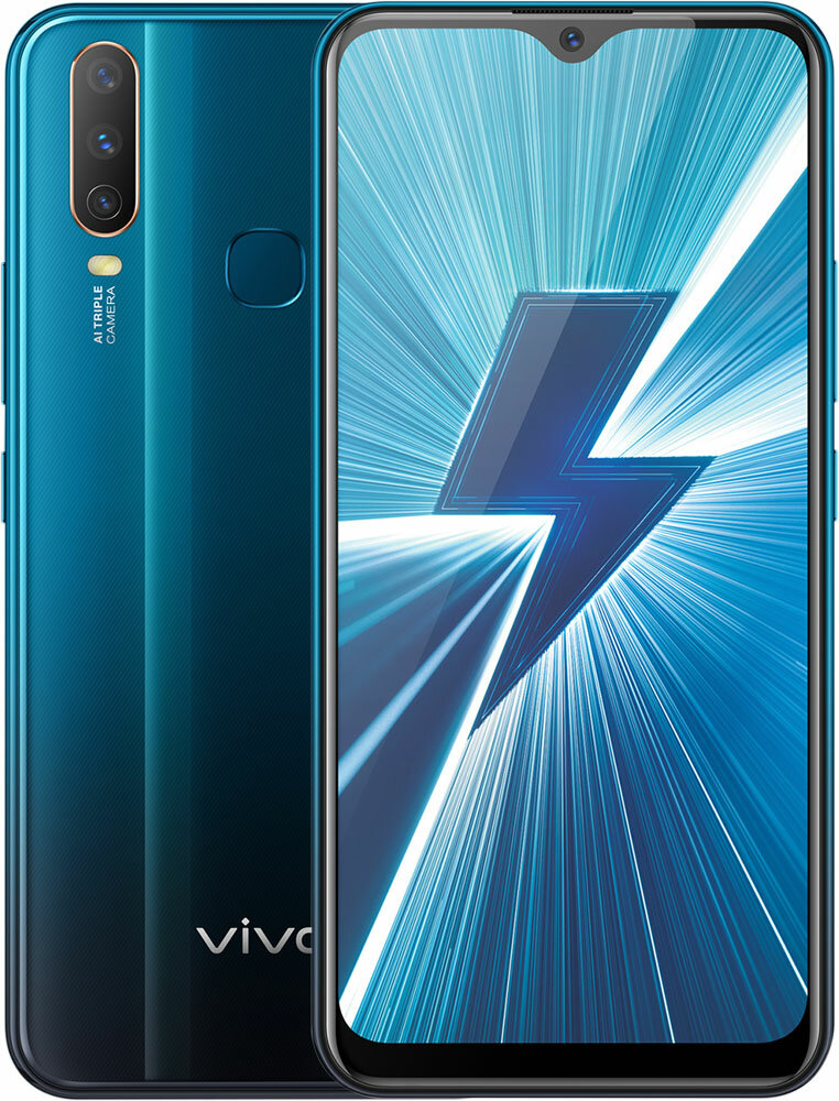 Смартфон Vivo y17 4/64 гб CN синий