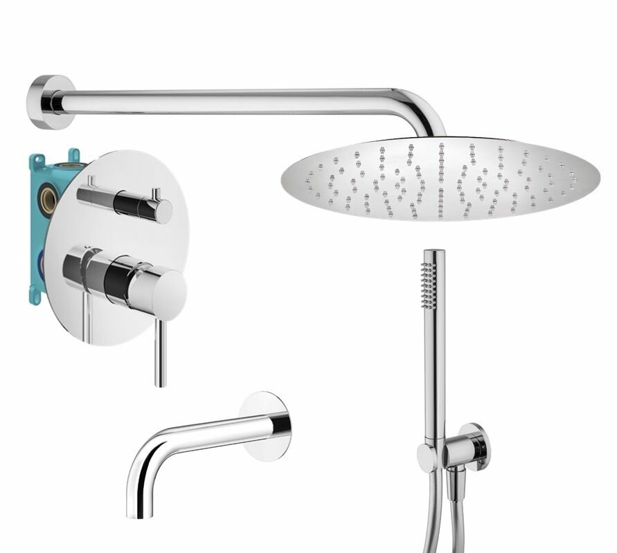 Комплект смесителей для душа Plumberia Selection KITXO19CR260, Хром